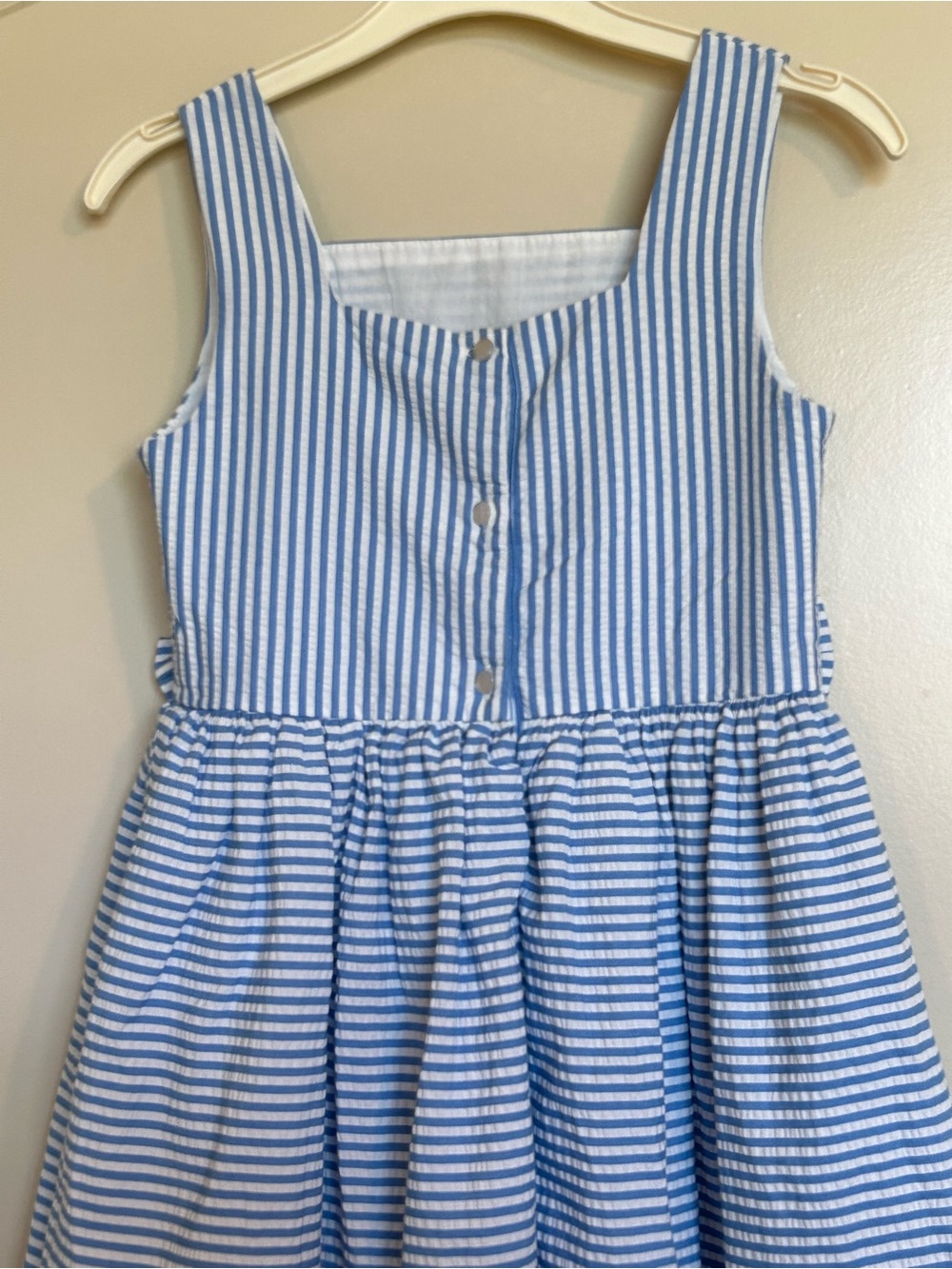Sz8 Next Stripe Bow Detail Dress - Picture 4 of 7